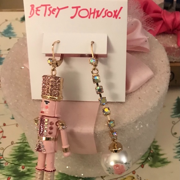 - Betsey Johnson nutcracker earrings - Picture 2 of 5